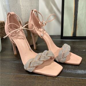 Schutz rhinestone heels size 7.5